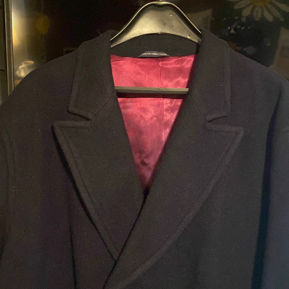 Men’s Tommy Hilfiger Long Button Down Lined Coat Style B885609 5350 Size XL/XG - Picture 3 of 16